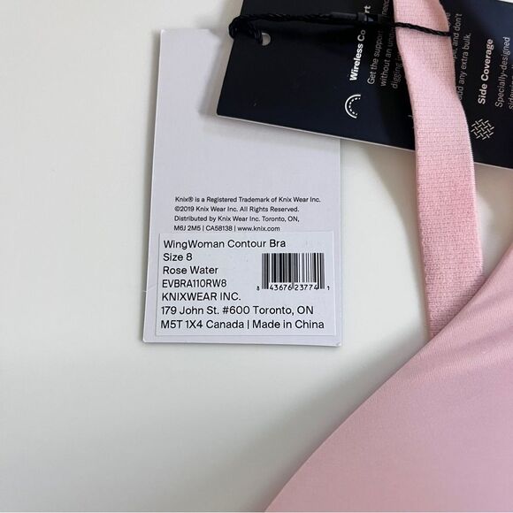 Knix WingWoman Contour Rose Water Bra Size 8 NWT - Picture 4 of 8
